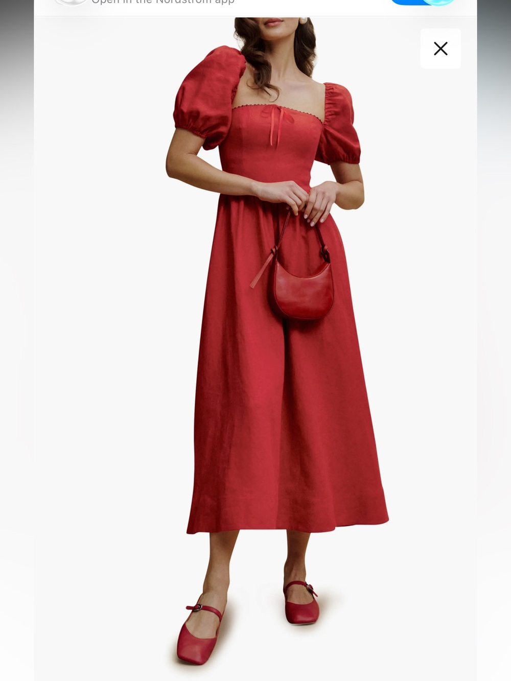 Reformation Marcella Linen Dress